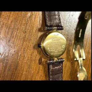 CARTIER Must De Cartier Vermeil Gold Sterling Silver circle Cream Dial Watch Cartier | Accessories | Cartier Must De Cartier Vermeil Gold  main image 3